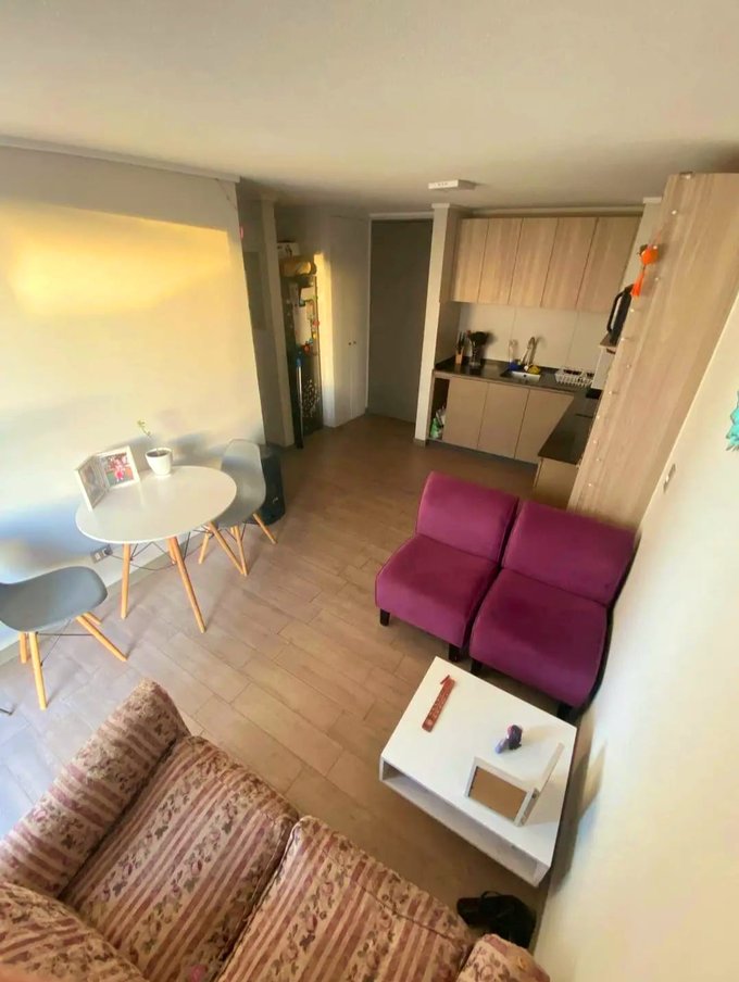 living -cocina abierta