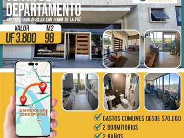 Venta / Departamento / San Pedro de la Paz
