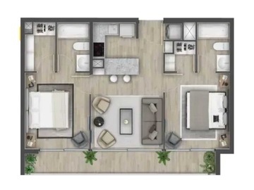 Venta / Departamento / Santiago