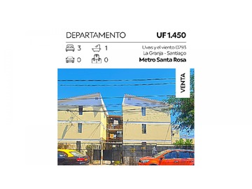 Venta / Departamento / Santiago