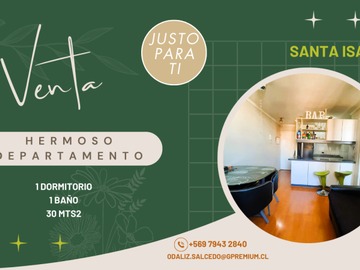 Venta / Departamento / Santiago