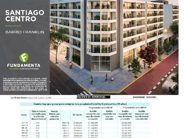 Venta / Departamento / Santiago