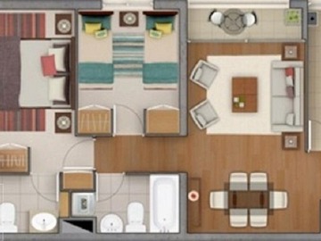 Venta / Departamento / Santiago