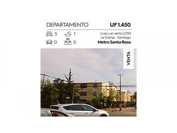 Venta / Departamento / Santiago