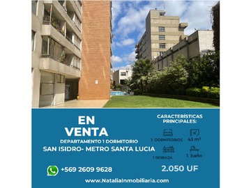 Venta / Departamento / Santiago