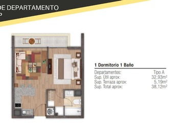 Venta / Departamento / Santiago