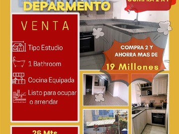 Venta / Departamento / Santiago