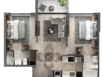 Venta / Departamento / Santiago