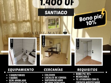 Venta / Departamento / Santiago