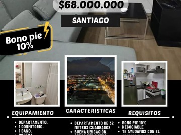 Venta / Departamento / Santiago