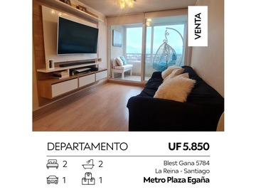 Venta / Departamento / Santiago