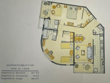 Venta / Departamento / Santiago
