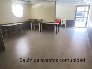 Salón de eventos comunidad.