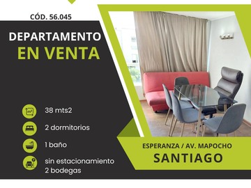 Venta / Departamento / Santiago