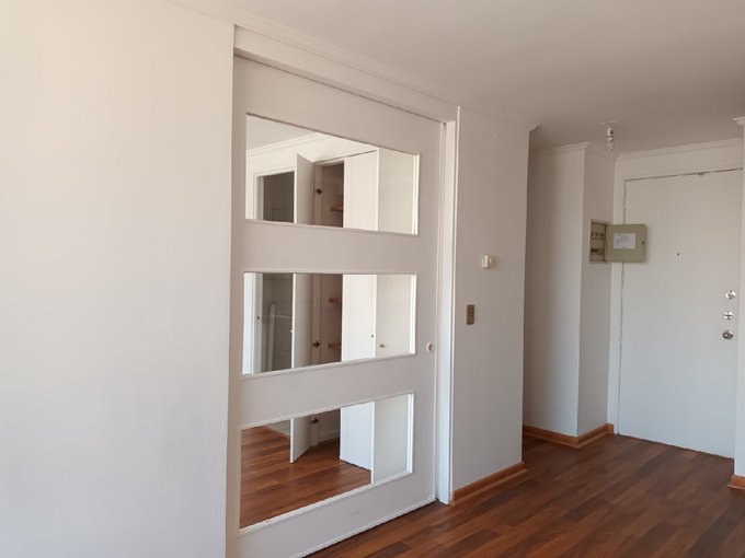 Vista interior mampara dormitorio