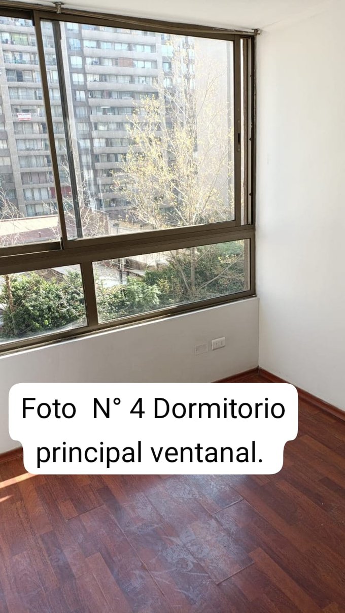 Dormitorio principal, ventanal.