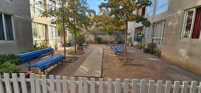 Jardin y patio de descanso