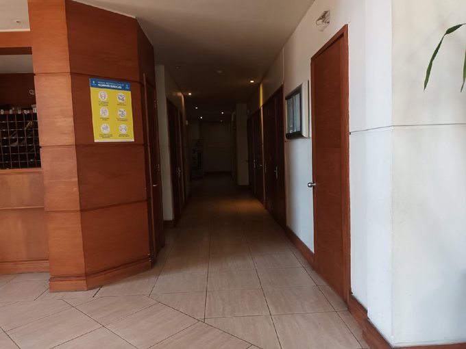 Pasillo del hall de acceso