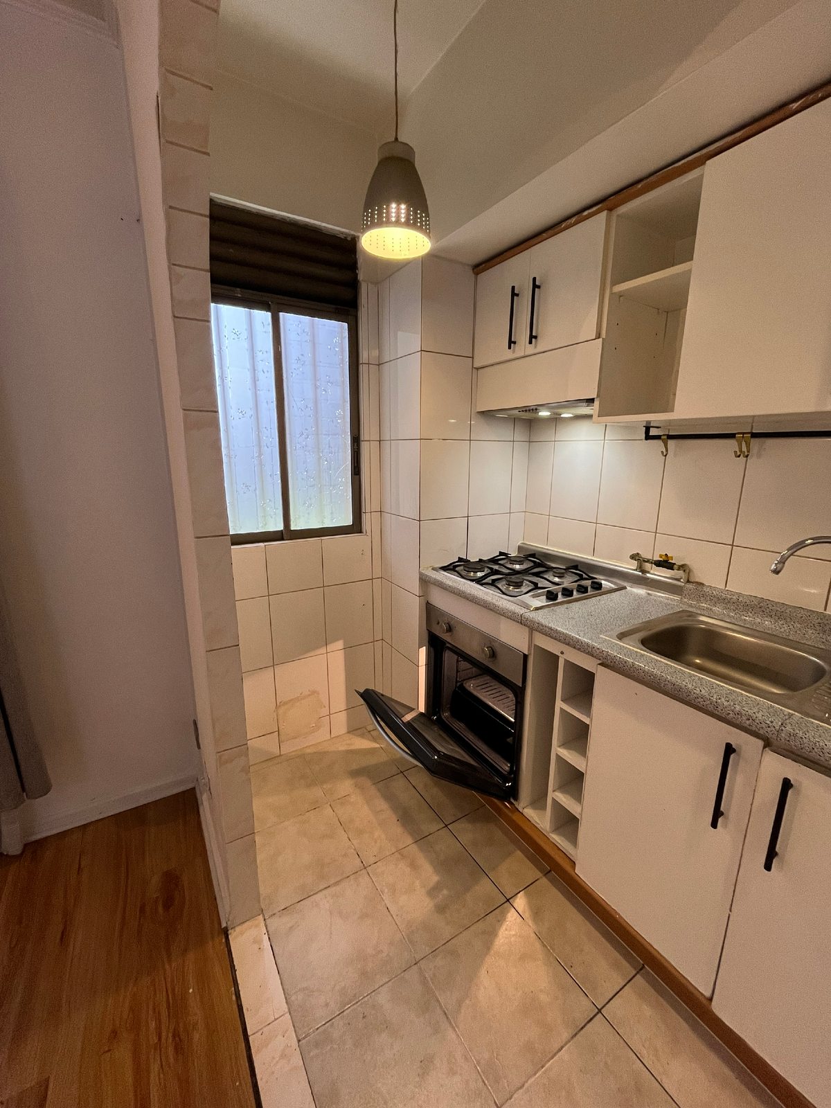 Horno y extractor incluidos