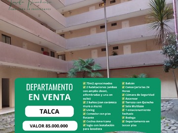 Venta / Departamento / Talca