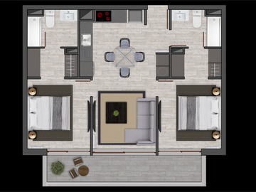 Venta / Departamento / Temuco