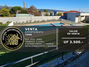 Venta / Departamento / Tomé