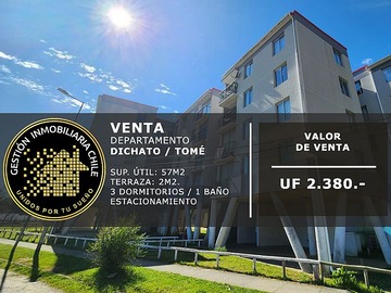 Venta / Departamento / Tomé