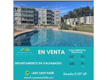 Venta / Departamento / Valparaíso