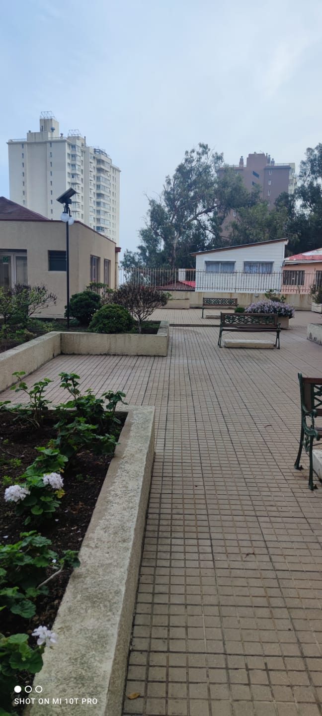 plaza interior.