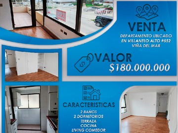Venta / Departamento / Viña del Mar