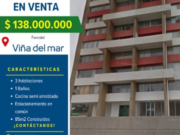 Venta / Departamento / Viña del Mar