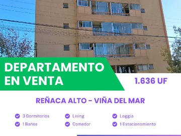 Venta / Departamento / Viña del Mar