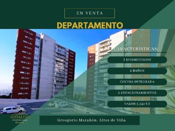 Venta / Departamento / Viña del Mar