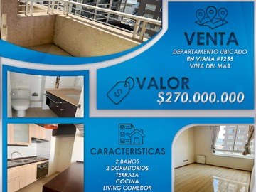 Venta / Departamento / Viña del Mar
