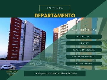Venta / Departamento / Viña del Mar