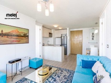 Living, comedor y cocina.