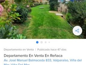 Venta / Departamento / Viña del Mar