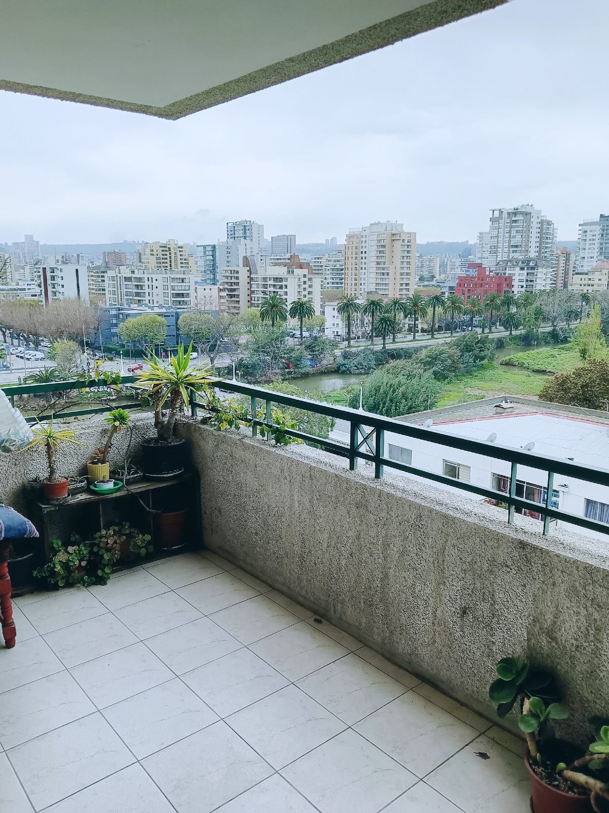 Terraza con Vista a Viña 