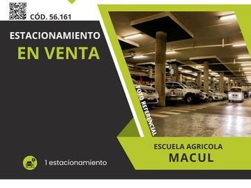 Venta / Estacionamiento / Macul