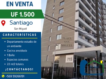 Venta / Estudio / San Miguel