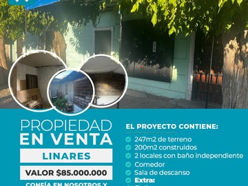 Venta / Local Comercial / Linares