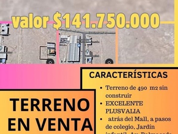 Venta / Parcela / Calama