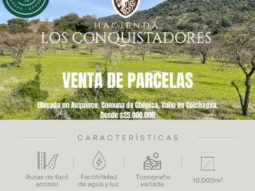 Venta / Parcela / Chépica