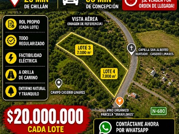 Venta / Parcela / Chillán Viejo