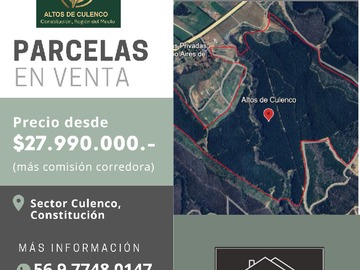 Venta / Parcela / Constitución