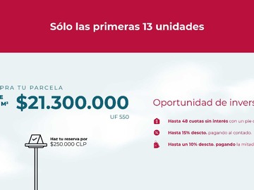 Venta / Parcela / Cunco