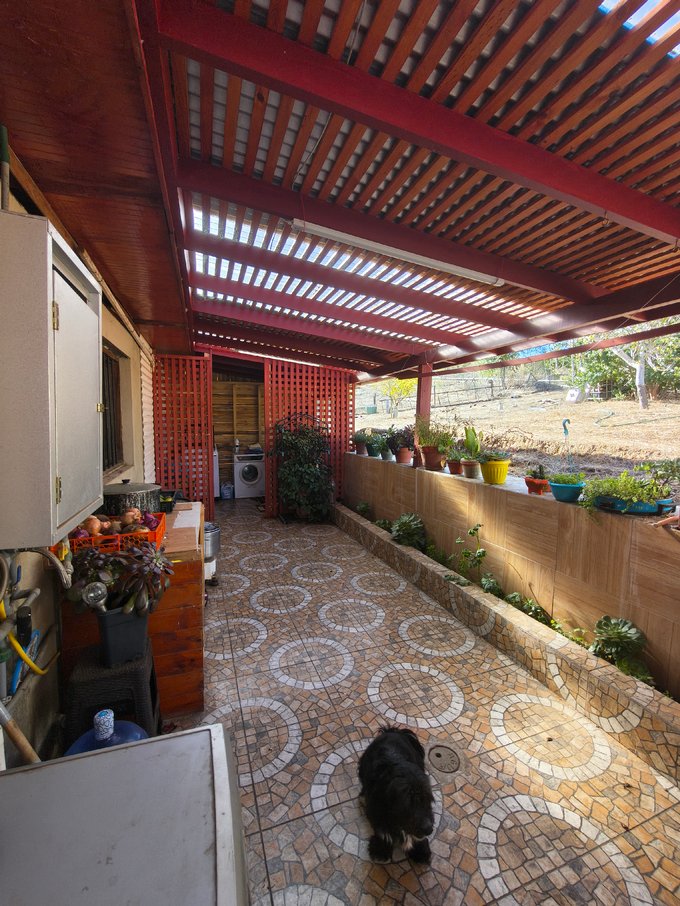 galería posterior, casa principal