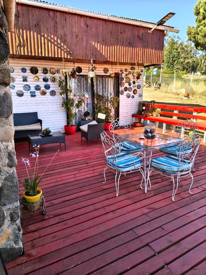 Vista terraza casa principal