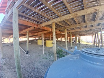 Vista zona inferior de la cabaña