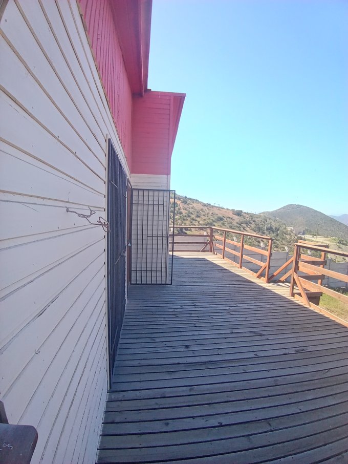 Vista de la terraza anterior